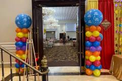Carnival-Theme-Balloon-Pillars