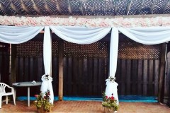 Pool-Side-Decor-With-Drapes-and-Flower-Panels